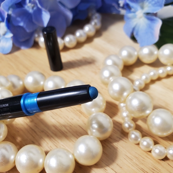 Mary Kay Makeup Dual-Ended Shadow Line Eye Duo Pen Blue & Brown Eyeliner New - Picture 3 of 4